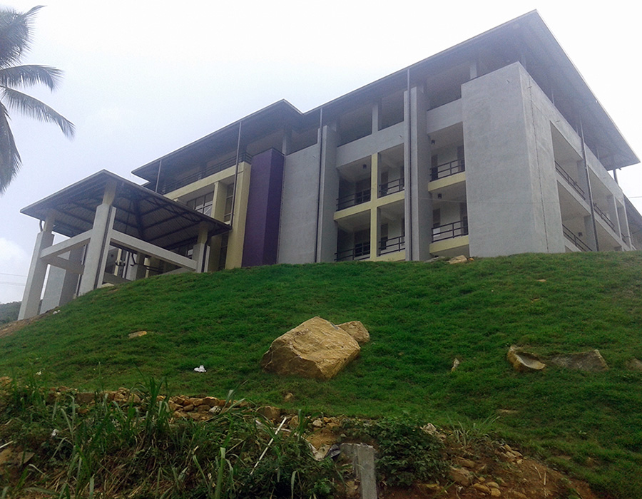 Construction of Main Building of University College, Kegalle at Batangala